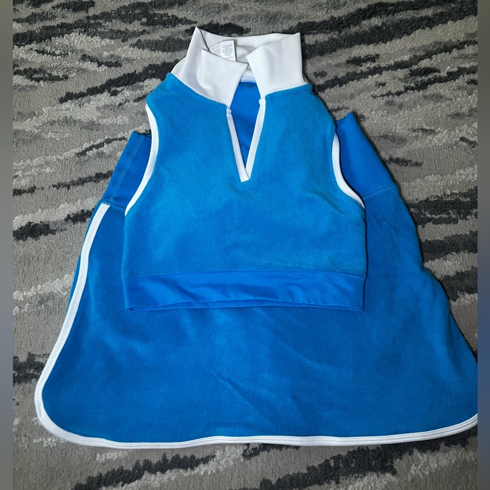 Aerie Blue Sleeveless tennis set